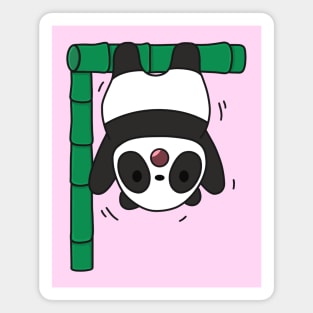 Panda Working Out Magnet